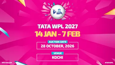 TATA WPL 2027 Auction Announcement