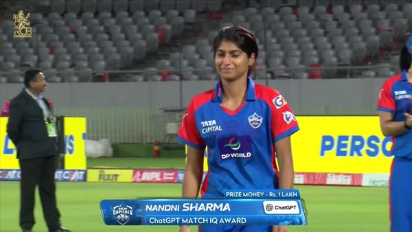 chatgpt-match-iq-award-match-15-royal-challengers-bengaluru-vs-delhi-capitals-wpl-2026-nandni-sharma-6388236463112.Click to read full article.