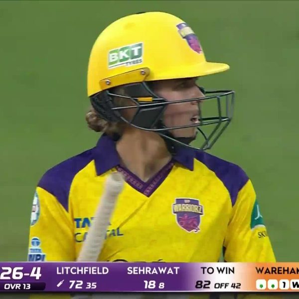 six-match-2-up-warriorz-vs-gujarat-giants-wpl-2026-phoebe-litchfield-six-6387520559112.Click to read full article.
