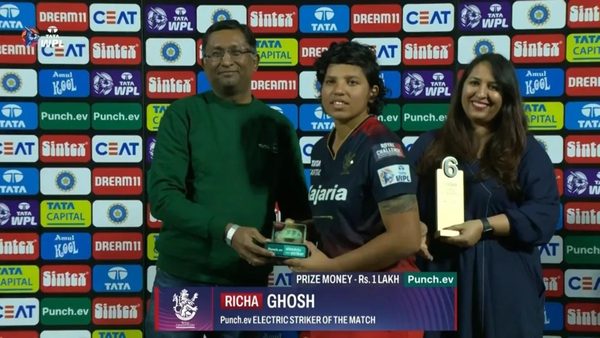 match-17-delhi-capitals-vs-royal-challengers-bangalore-punchev-electric-striker-of-the-match-richa-ghosh-6348631469112.Click to read full article.