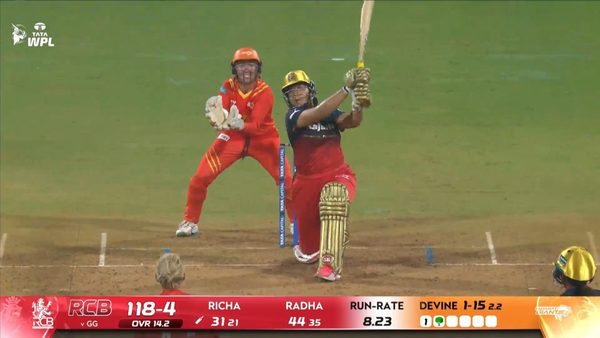 six-match-9-royal-challengers-bengaluru-vs-gujarat-giants-wpl-2026-richa-ghosh-six-6387817428112.Click to read full article.