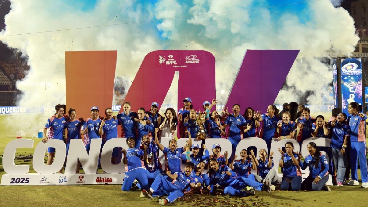 Mumbai Indians WPL 2026 Team Huddle