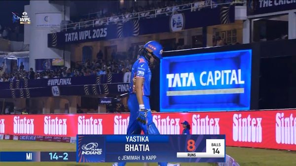 wicket-final-delhi-capitals-vs-mumbai-indians-wpl-2025-yastika-bhatia-wicket-6370075830112.Click to read full article.