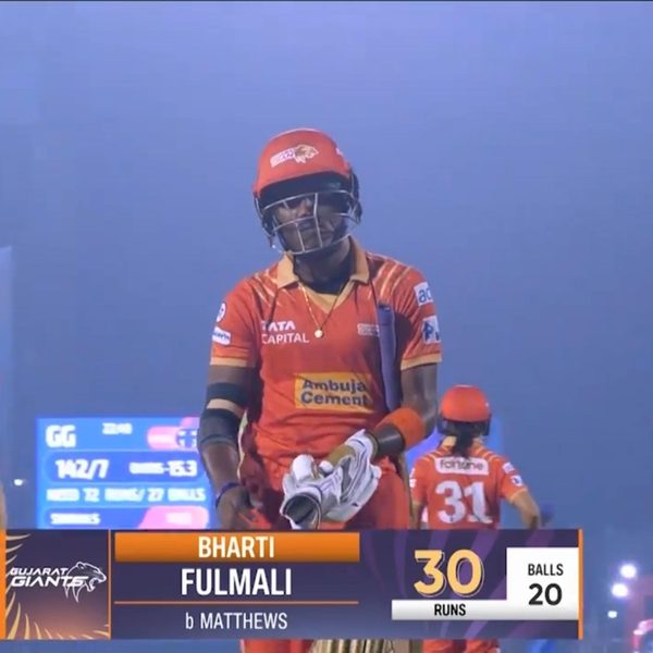 wicket-eliminator-mumbai-indians-vs-gujarat-giants-wpl-2025-bharti-fulmali-wicket-6369980349112.Click to read full article.
