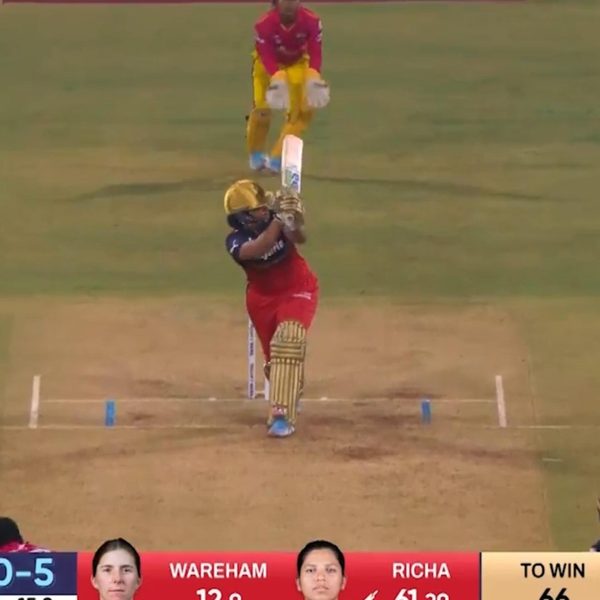 six-match-18-up-warriorz-vs-royal-challengers-bengaluru-wpl-2025-richa-ghosh-six-6369780981112.Click to read full article.