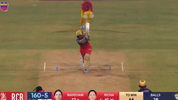 six-match-18-up-warriorz-vs-royal-challengers-bengaluru-wpl-2025-richa-ghosh-six-6369780981112.Click to read full article.