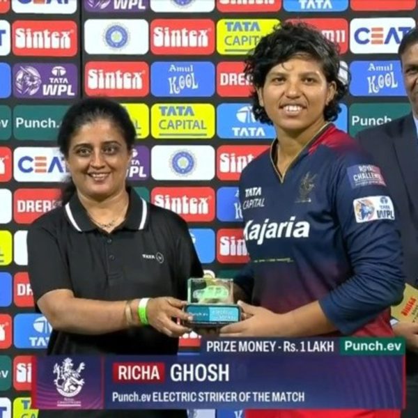 match-11-up-warriorz-vs-royal-challengers-bangalore-punchev-electric-striker-of-the-match-richa-ghosh-6348220410112.Click to read full article.