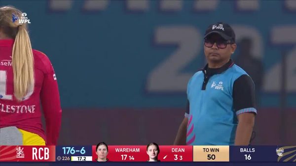 six-match-18-up-warriorz-vs-royal-challengers-bengaluru-wpl-2025-charlie-dean-six-6369781668112.Click to read full article.