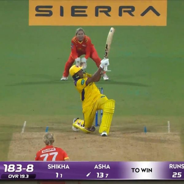 six-match-2-up-warriorz-vs-gujarat-giants-wpl-2026-asha-sobhana-six-6387521751112.Click to read full article.