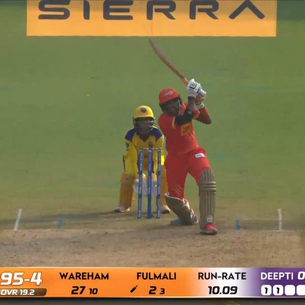 six-match-2-up-warriorz-vs-gujarat-giants-wpl-2026-bharti-fulmali-six-6387521592112.Click to read full article.