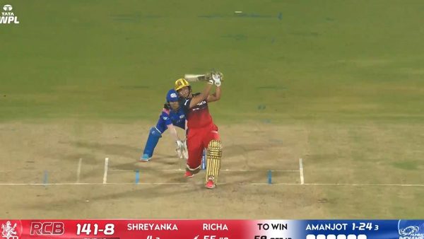 six-match-16-royal-challengers-bengaluru-vs-mumbai-indians-wpl-2026-richa-ghosh-six-6388335127112.Click to read full article.