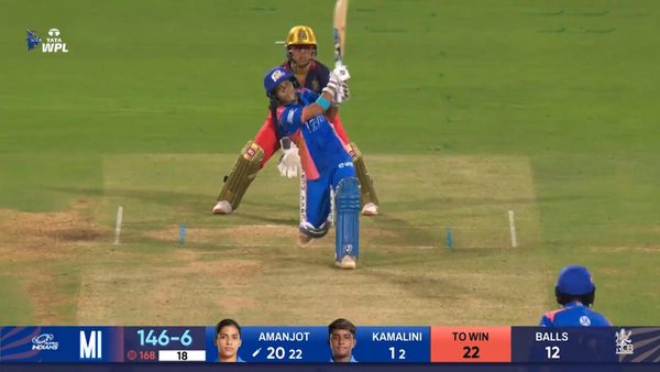 six-match-7-royal-challengers-bengaluru-vs-mumbai-indians-wpl-2025-amanjot-kaur-six-6369154047112.Click to read full article.