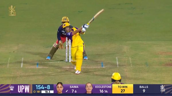 six-match-9-royal-challengers-bengaluru-vs-up-warriorz-wpl-2025-saima-thakor-six-6369263802112.Click to read full article.