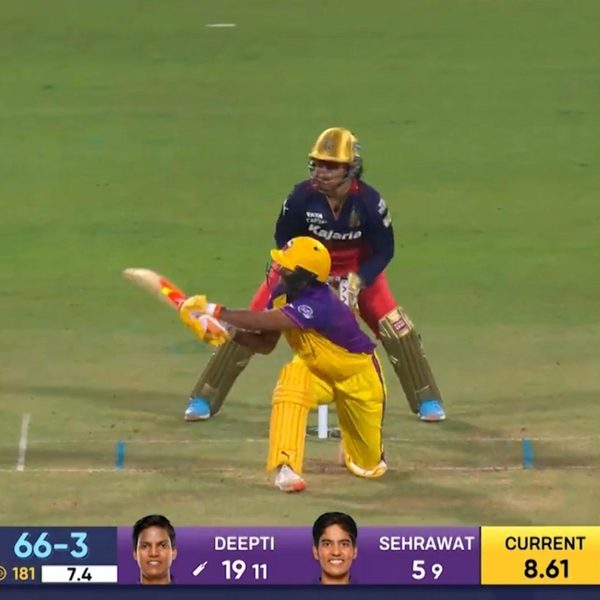 six-match-9-royal-challengers-bengaluru-vs-up-warriorz-wpl-2025-deepti-sharma-six-6369261939112.Click to read full article.